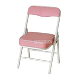 Foldable Children Chair Metal Steel Frame Sponge Filler Baby Kids Learning Writing Study Mini Low Chair For Doll House Furniture