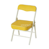 Foldable Children Chair Metal Steel Frame Sponge Filler Baby Kids Learning Writing Study Mini Low Chair For Doll House Furniture