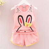2019 new baby girl clothes suit best quality girl's body suit cotton summer clothe suit children kids cartoon clothing sets