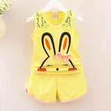 2019 new baby girl clothes suit best quality girl's body suit cotton summer clothe suit children kids cartoon clothing sets