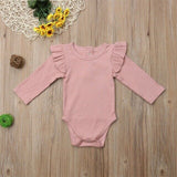 Newborn Baby Girl Boys Long Sleeve Romper Jumpsuit Bodysuit One-pieces Clothes Bodysuit One-pieces  Sweater Clothes