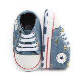 Shoes First Walkers Shoes Unisex Canvas Classic Sports Sneakers Newborn Baby Boys Girls  Infant Toddler Soft Sole Anti-slip Baby Shoes