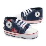 Shoes First Walkers Shoes Unisex Canvas Classic Sports Sneakers Newborn Baby Boys Girls  Infant Toddler Soft Sole Anti-slip Baby Shoes