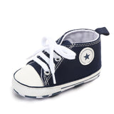 Shoes First Walkers Shoes Unisex Canvas Classic Sports Sneakers Newborn Baby Boys Girls  Infant Toddler Soft Sole Anti-slip Baby Shoes