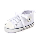 Shoes First Walkers Shoes Unisex Canvas Classic Sports Sneakers Newborn Baby Boys Girls  Infant Toddler Soft Sole Anti-slip Baby Shoes