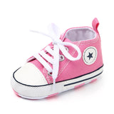 Shoes First Walkers Shoes Unisex Canvas Classic Sports Sneakers Newborn Baby Boys Girls  Infant Toddler Soft Sole Anti-slip Baby Shoes
