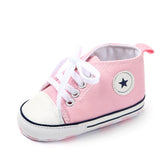 Shoes First Walkers Shoes Unisex Canvas Classic Sports Sneakers Newborn Baby Boys Girls  Infant Toddler Soft Sole Anti-slip Baby Shoes