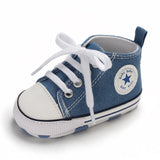 Shoes First Walkers Shoes Unisex Canvas Classic Sports Sneakers Newborn Baby Boys Girls  Infant Toddler Soft Sole Anti-slip Baby Shoes
