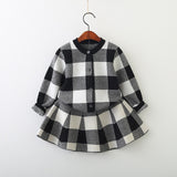 Girls 2019  Winter Clothes Set Long Sleeve Sweater Shirt and Skirt 2 Pcs Clothing Suit Spring Outfits for Kids Girl's Clothes