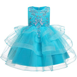 Baby Girls Flower Party Dress Infant Girl's Christmas Wedding Elegant Vestidos Costume Children Clothing Kids Dresses Clothes