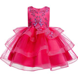 Baby Girls Flower Party Dress Infant Girl's Christmas Wedding Elegant Vestidos Costume Children Clothing Kids Dresses Clothes