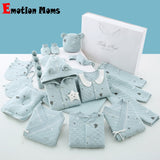 18pieces/0-3Months Spring Autumn Newborn Baby Clothing 100%Cotton Kids Clothes Suit Unisex Infant Boys Girls Clothing Set