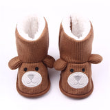 New Collection Baby Winter Boots Infant Toddler Newborn Cute Cartoon Bear Shoes Girls Boys First Walkers Super Keep Warm Snowfield Booties Boot