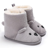 New Collection Baby Winter Boots Infant Toddler Newborn Cute Cartoon Bear Shoes Girls Boys First Walkers Super Keep Warm Snowfield Booties Boot