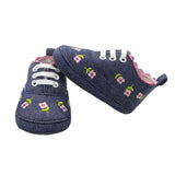 2019 Baby Girl Shoes White Lace Floral Embroidered Soft Shoes Prewalker Walking Toddler Kids Shoes First Walker free shipping