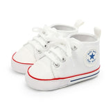 NEW Baby Shoes Classic Canvas Baby Boy Shoes Spring Cotton Straps Stitching Newborn Boy Girl Shoes First Walker Prewalker