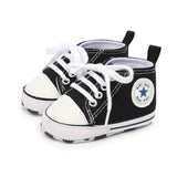 NEW Baby Shoes Classic Canvas Baby Boy Shoes Spring Cotton Straps Stitching Newborn Boy Girl Shoes First Walker Prewalker