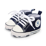 NEW Baby Shoes Classic Canvas Baby Boy Shoes Spring Cotton Straps Stitching Newborn Boy Girl Shoes First Walker Prewalker