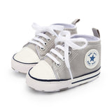 NEW Baby Shoes Classic Canvas Baby Boy Shoes Spring Cotton Straps Stitching Newborn Boy Girl Shoes First Walker Prewalker