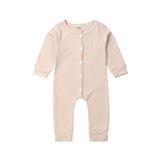 Newborn Infant Cute Cotton Long Sleeve Unisex Knitted Romper Bebe Baby Boy Girls Bodysuit baby clothes Leotard Body Tops