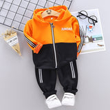 Autumn Kids 3 years Boys Clothes Set Toddler Children Hooded Letter Long Sleeve Tops Pants Sports tracksuit kit Outfit roupa