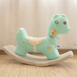 Children's Music Rocking Horse Environmental Protection Plastic Baby 1-5 Year Old Toy Toddler Rocking Chair Small  Furniture