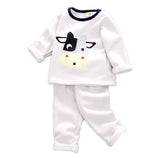Baby girl clothes two-piece cotton suit clothes baby girl clothes cute Mickey cartoon dot print casual sportswear baby clothes