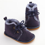 2019 Newborn Baby Girl Shoes Summer Warm Snow Boots Toddler Infant Booties Black Red Girls Pre-Walker Baby Boys Tie Up First Walkers