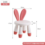 Baby stool kindergarten cartoon back seat child thick plastic stool baby home children's chair kids chair  furniture