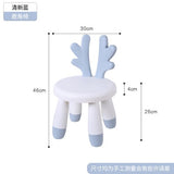 Baby stool kindergarten cartoon back seat child thick plastic stool baby home children's chair kids chair  furniture