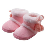 New Collection Girls Boys Shoes Baby Boots Winter First Walkers Tassel Fur Snow Super Warm Prewalkers Soft Sole No-slip Booties