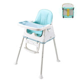 Baby's Dining Chair and Table Baby dining chair Portable foldable adjustable multi-function kids furniture kids table and chair