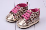 Unicorn graffiti newborn baby girl boys shoes soft shoes dinosaur printing infant toddler hard bottom crib shoes first walking s