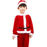 Girls 2 4 6 8 10 Years Christmas Costume Boys Girls Santa Claus Red Dress With Cloak Cosplay Kids Children Clothing Girl's Clothes