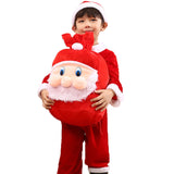 Girls 2 4 6 8 10 Years Christmas Costume Boys Girls Santa Claus Red Dress With Cloak Cosplay Kids Children Clothing Girl's Clothes