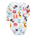 Baby Boys Clothing Newborn Bodysuit Long Sleeve 100% cotton Babies Infant Toddler 3 6 9 12 18 24 Months Girls Clothes