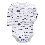 Baby Boys Clothing Newborn Bodysuit Long Sleeve 100% cotton Babies Infant Toddler 3 6 9 12 18 24 Months Girls Clothes