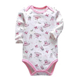 Baby Boys Clothing Newborn Bodysuit Long Sleeve 100% cotton Babies Infant Toddler 3 6 9 12 18 24 Months Girls Clothes