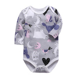 Baby Boys Clothing Newborn Bodysuit Long Sleeve 100% cotton Babies Infant Toddler 3 6 9 12 18 24 Months Girls Clothes