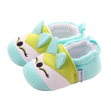 NEW  Knit Fox Baby Girl Shoes Animal Cartoon Cute Newborn Baby Shoes Cotton Soft Bottom First Walkers 0-18M Boys Shoes