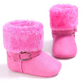 New Collection 0-18M Baby Boys Winter Warm Snow Boots  Newborn Lace -Up Soft Sole Shoes Infant Toddler Kids Fashion Stripped Wool Warm Shoes