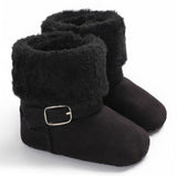 New Collection 0-18M Baby Boys Winter Warm Snow Boots  Newborn Lace -Up Soft Sole Shoes Infant Toddler Kids Fashion Stripped Wool Warm Shoes
