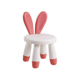 Children's chairs Baby cute cartoon bench Household Rabbit Chair Backrest Chair Plastic stool Kids Chair For Kids Furniture