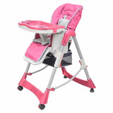 VidaXL 15 Kg Children Chair Comfortable Adjustable Highchair For Baby With Storage Basket Foldable Chair Easy-Clean Furniture V3