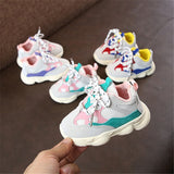 Autumn Baby Girl Boy Toddler Shoes Infant Casual Running Shoes Soft Bottom Comfortable Stitching Color Children Sneaker