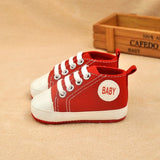New Collection Canvas Baby Sneaker Sport Shoes For Girls Boys Newborn Shoes Baby Walker Infant Toddler Soft Bottom Anti-slip First Walkers