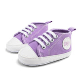 New Collection Canvas Baby Sneaker Sport Shoes For Girls Boys Newborn Shoes Baby Walker Infant Toddler Soft Bottom Anti-slip First Walkers