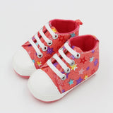 New Collection Canvas Baby Sneaker Sport Shoes For Girls Boys Newborn Shoes Baby Walker Infant Toddler Soft Bottom Anti-slip First Walkers