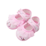 Baby First Shoes Boy Girl Cotton Fabric Solid Slip-on PU Leather High Quality baby shoes 2018 NEW