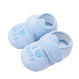 Baby First Shoes Boy Girl Cotton Fabric Solid Slip-on PU Leather High Quality baby shoes 2018 NEW